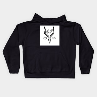 64 Impala Skull White Number Kids Hoodie